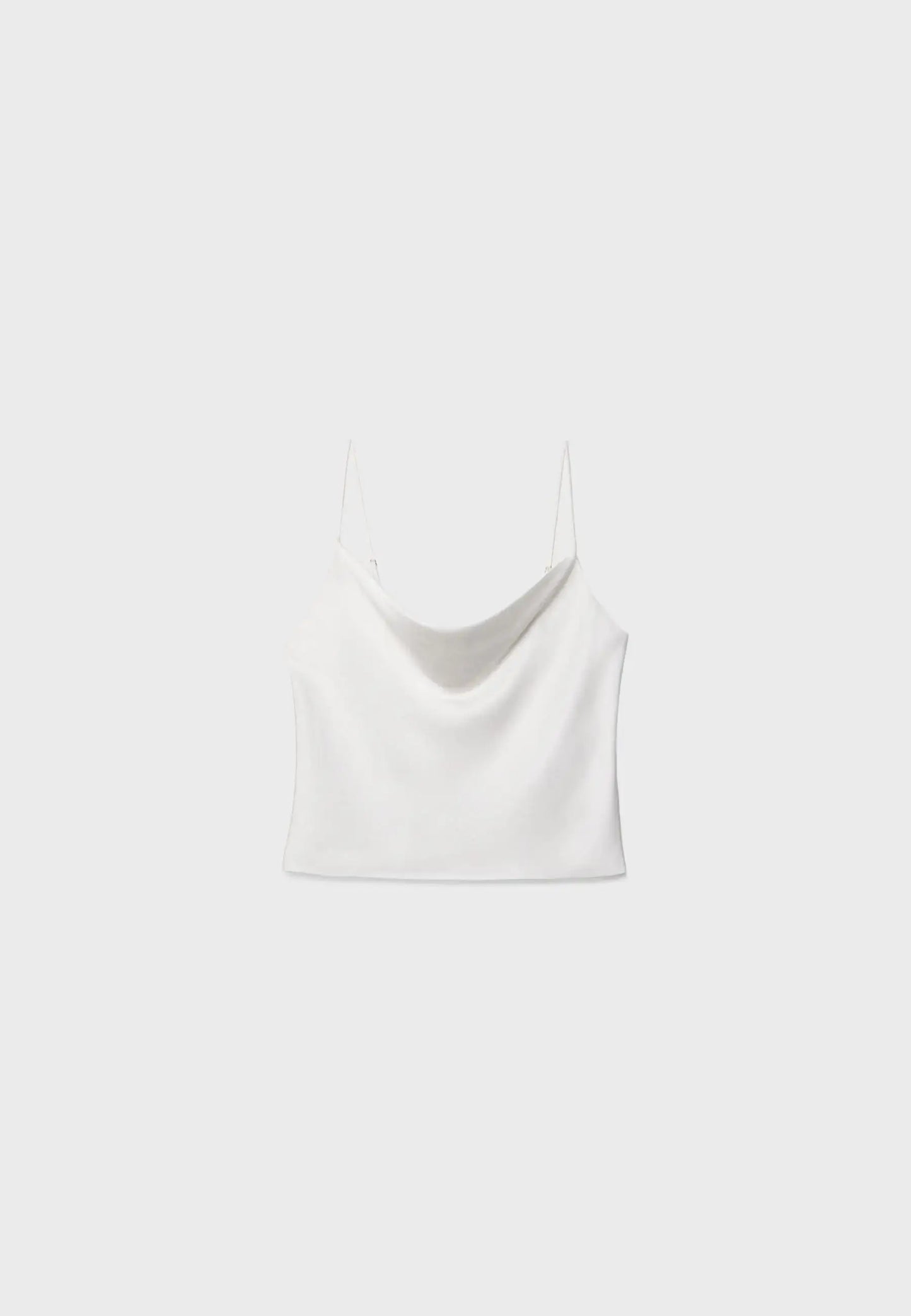 STRAPPY SATIN TOP