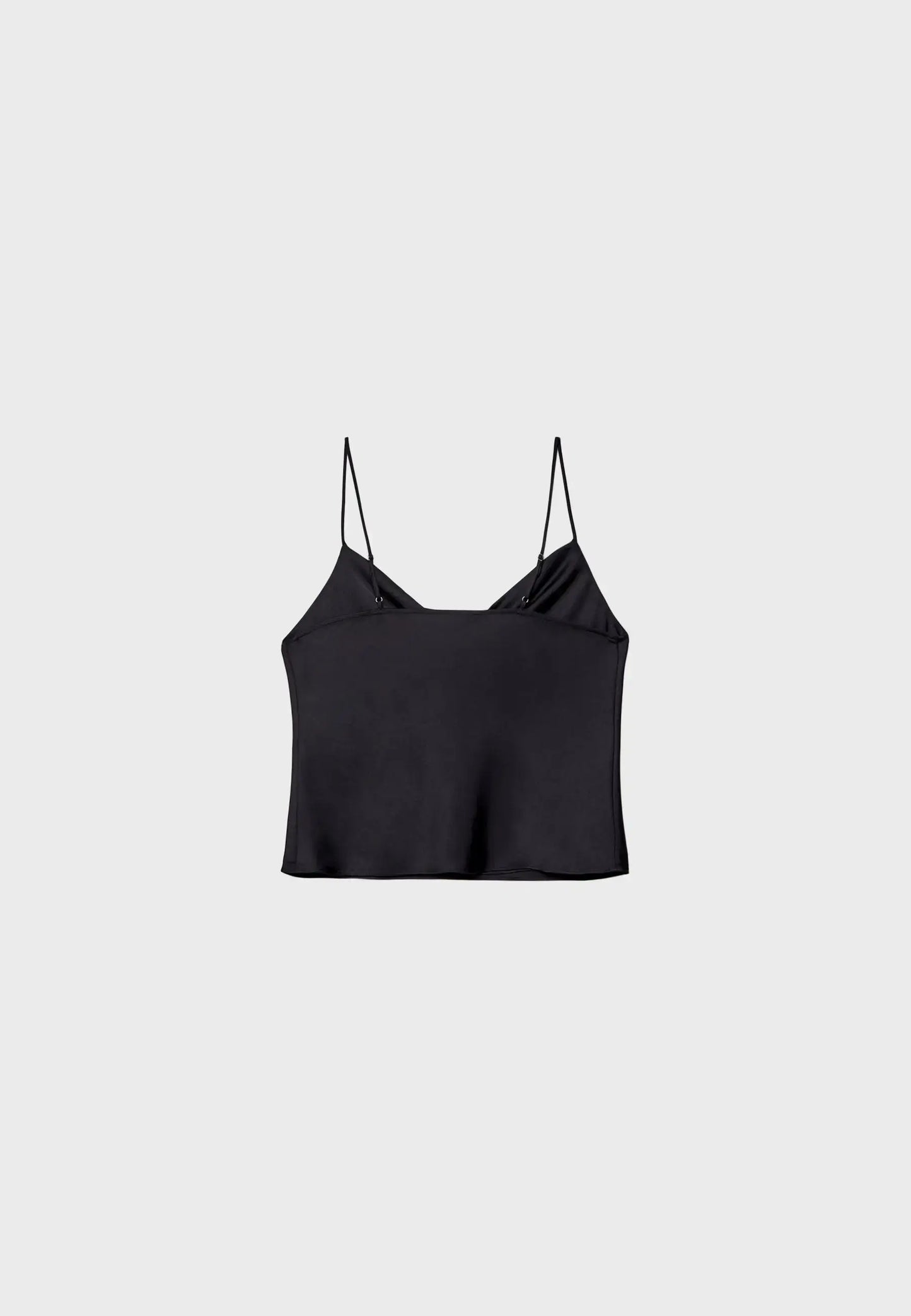 STRAPPY SATIN TOP