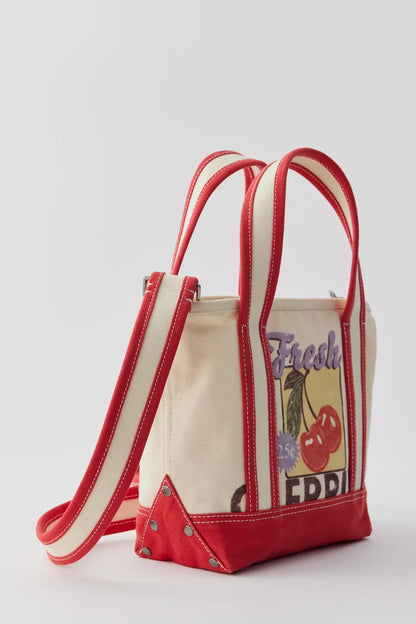 GRAPHIC MINI CANVAS TOTE BAG