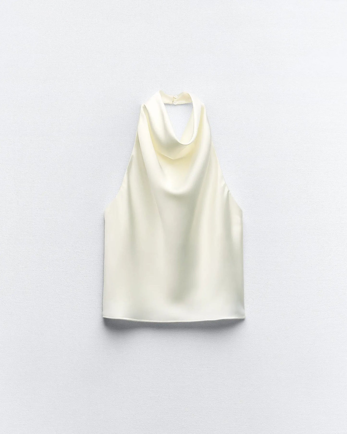 SATIN HALTER TOP