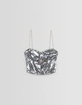 CROP TOP WITH CUT-OUT