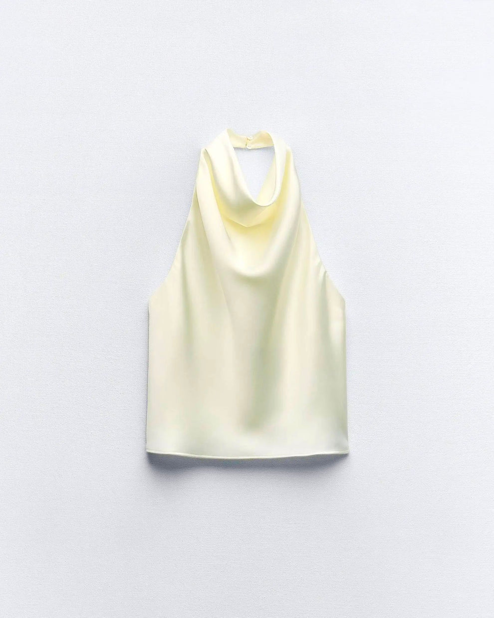 SATIN HALTER TOP